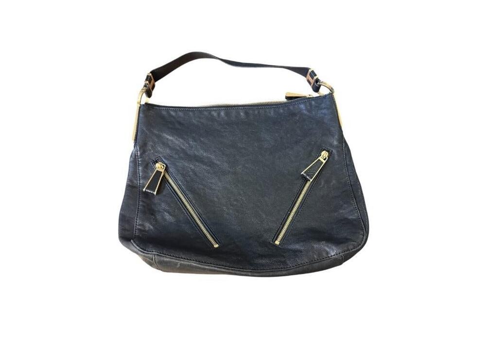 Michael Kors Black Leather Hobo Bag